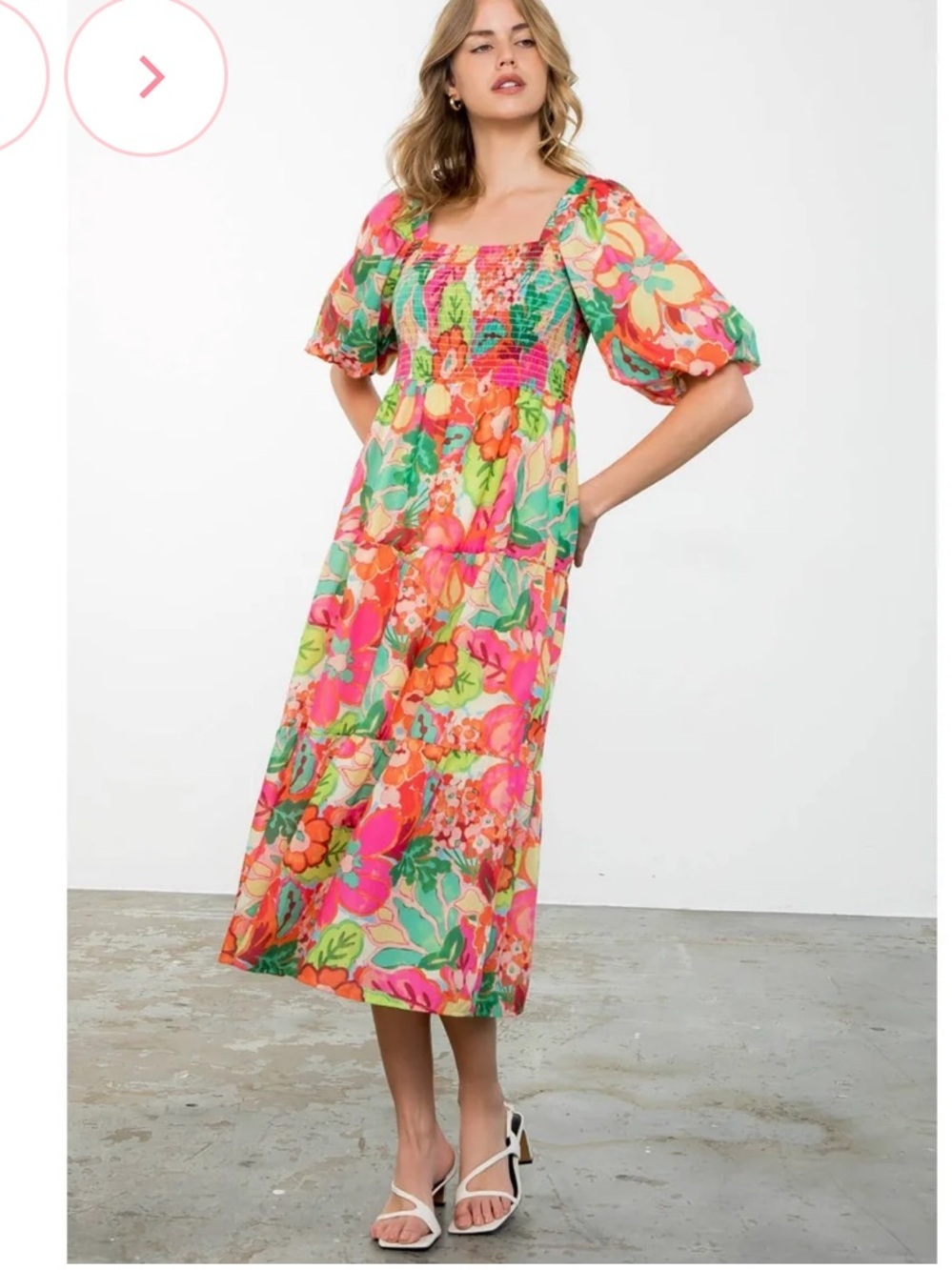 THML Floral Maxi Dress